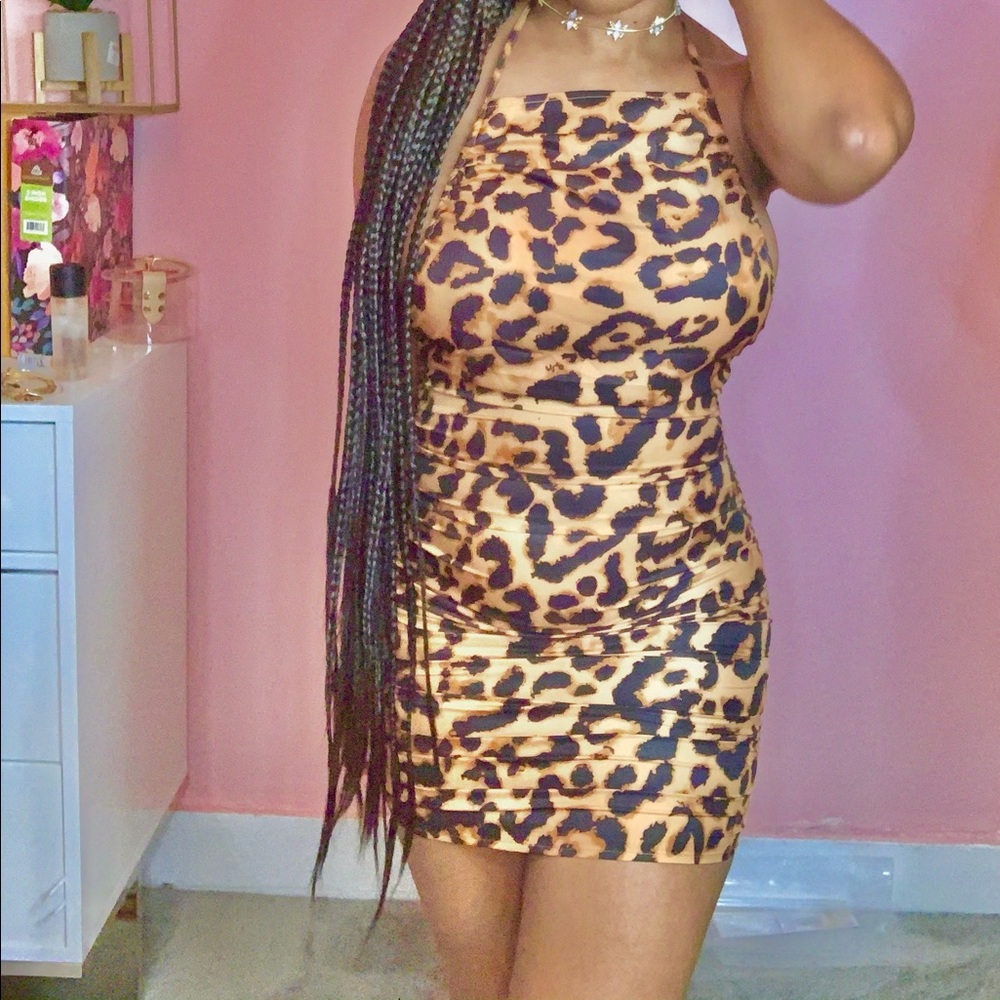 Cheetah Print Dress